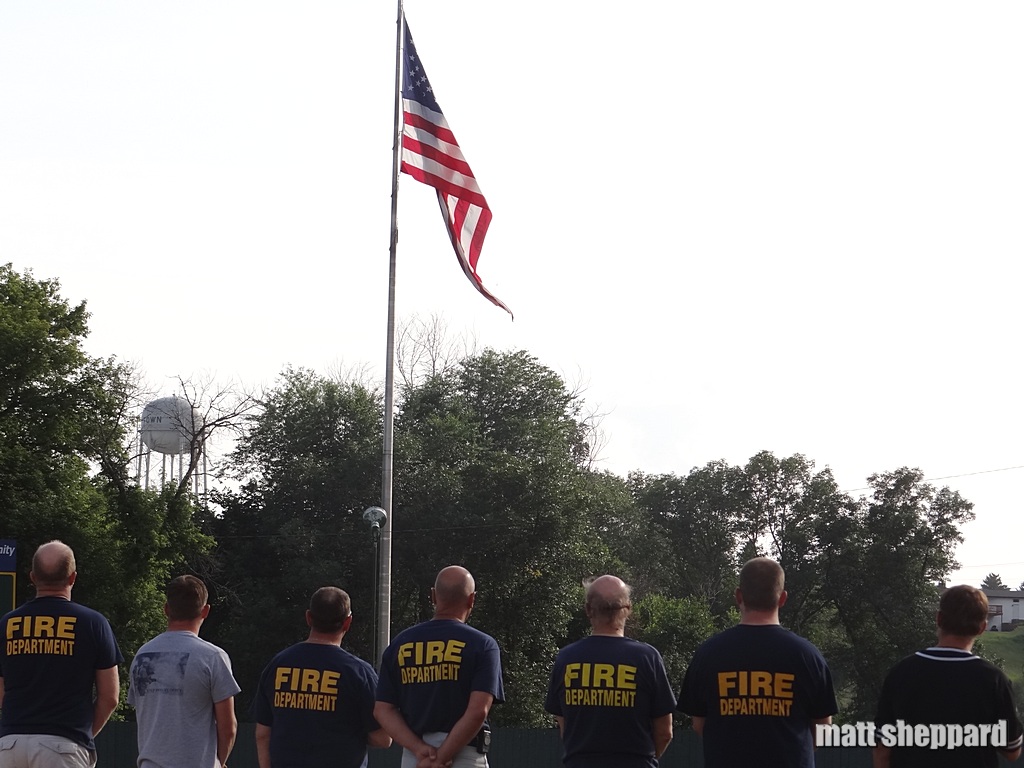 Shrine Clowns v Fire Fighters - Jamestown ND  July 16, 2014.  More Photos at Facebook